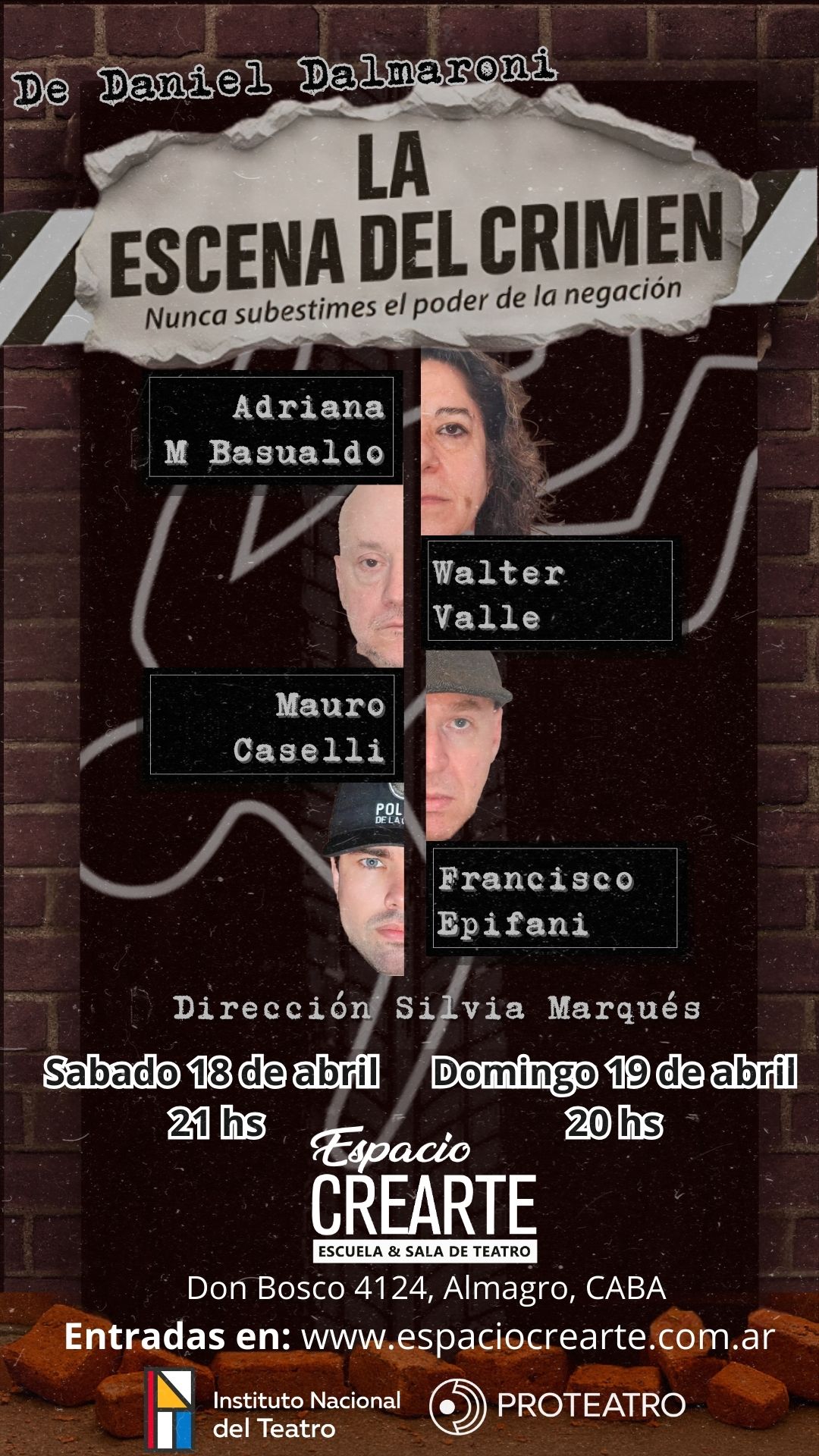 La Escena del Crimen - Espacio Crearte - Sala de Teatro - Clases de ...